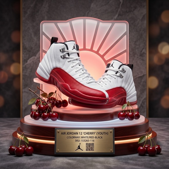Jordan Other - Jordan 12‎ Retro Cherry 153265-116 4Y 5.5W